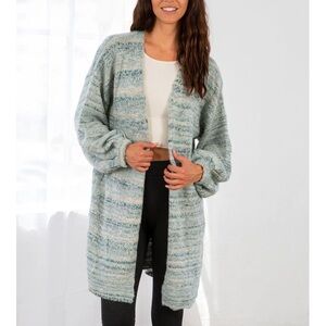 Lovestitch cozy up melange knit cardigan